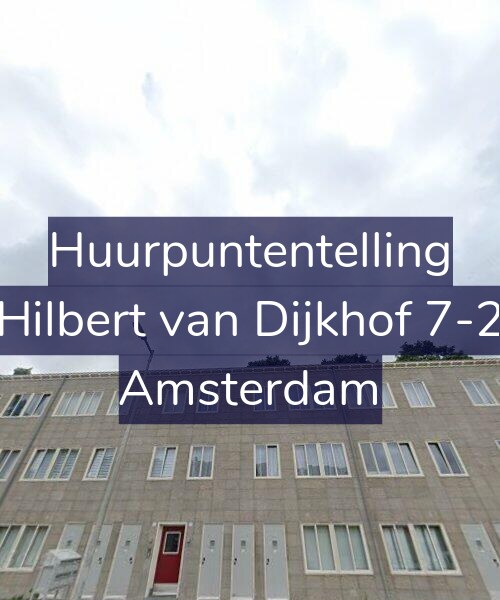 Foto gevel Huurpuntentelling voor Hilbert van Dijkhof 7-2, Amsterdam
