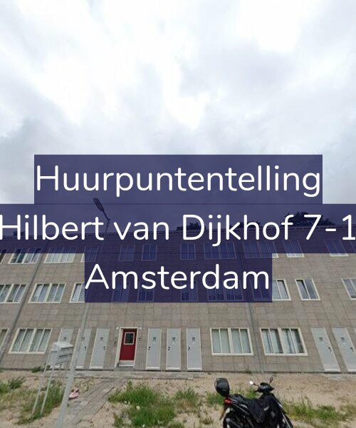 Foto gevel Huurpuntentelling voor Hilbert van Dijkhof 7-1, Amsterdam