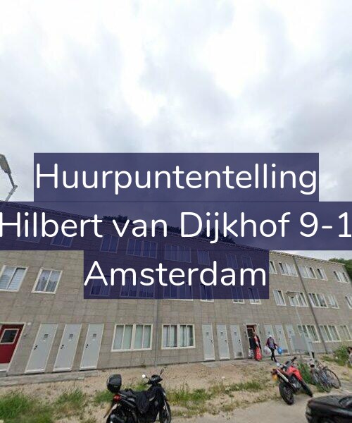 Foto gevel Huurpuntentelling voor Hilbert van Dijkhof 9-1, Amsterdam