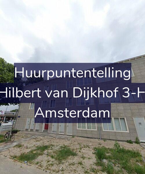 Foto gevel Huurpuntentelling voor Hilbert van Dijkhof 3-H, Amsterdam