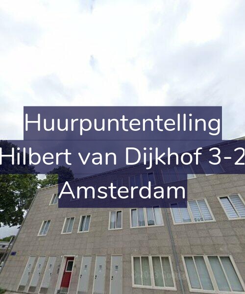 Foto gevel Huurpuntentelling voor Hilbert van Dijkhof 3-2, Amsterdam