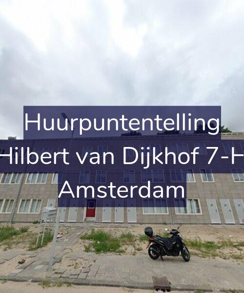 Foto gevel Huurpuntentelling voor Hilbert van Dijkhof 7-H, Amsterdam
