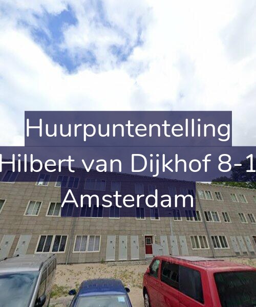 Foto gevel Huurpuntentelling voor Hilbert van Dijkhof 8-1, Amsterdam