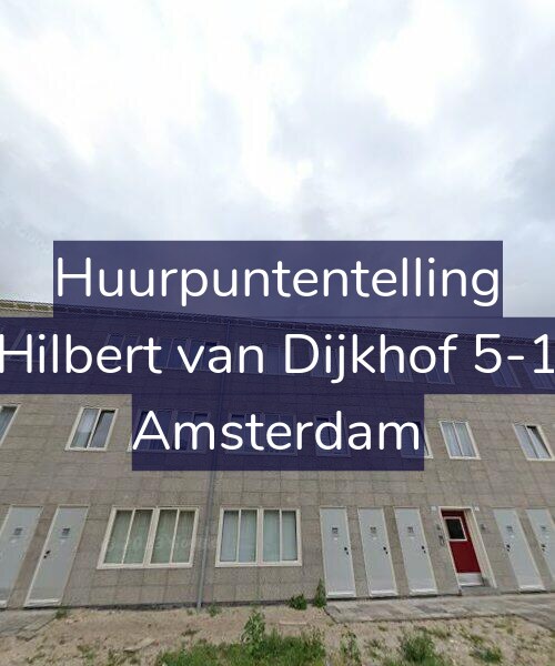 Foto gevel Huurpuntentelling voor Hilbert van Dijkhof 5-1, Amsterdam
