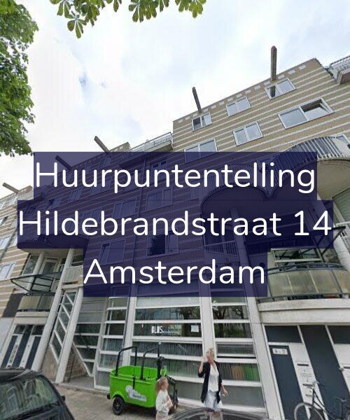 Foto gevel Huurpuntentelling voor Hildebrandstraat 14, Amsterdam