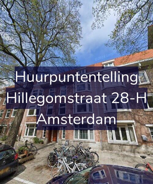 Foto gevel Huurpuntentelling voor Hillegomstraat 28-H, Amsterdam