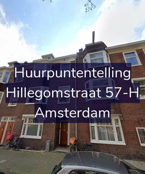 Foto gevel Huurpuntentelling voor Hillegomstraat 57-H, Amsterdam