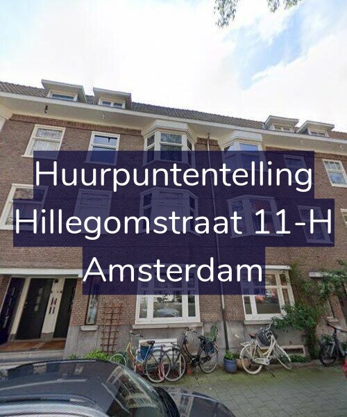 Foto gevel Huurpuntentelling voor Hillegomstraat 11-H, Amsterdam