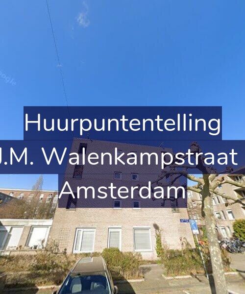 Foto gevel Huurpuntentelling voor H.J.M. Walenkampstraat 61, Amsterdam