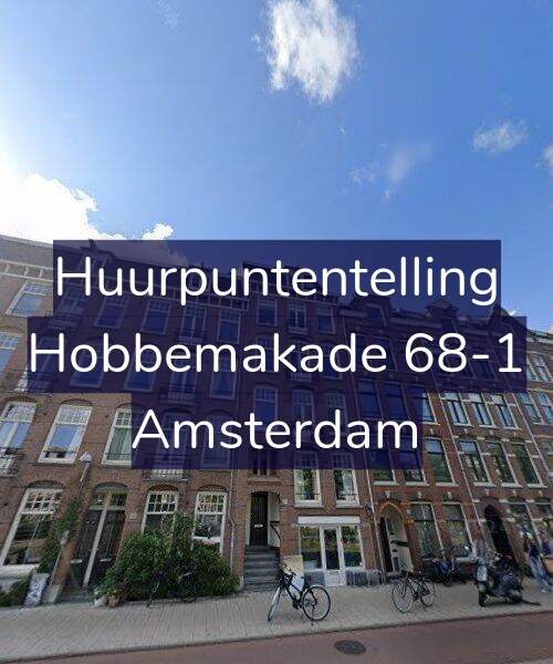 Foto gevel Huurpuntentelling voor Hobbemakade 68-1, Amsterdam