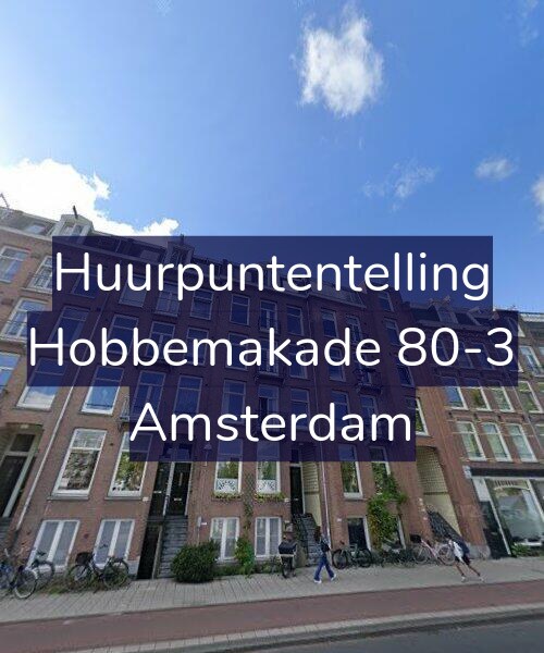 Foto gevel Huurpuntentelling voor Hobbemakade 80-3, Amsterdam