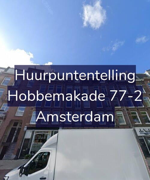 Foto gevel Huurpuntentelling voor Hobbemakade 77-2, Amsterdam
