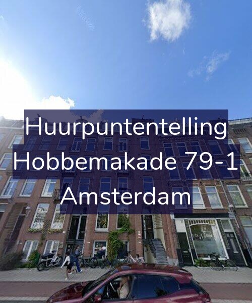 Foto gevel Huurpuntentelling voor Hobbemakade 79-1, Amsterdam