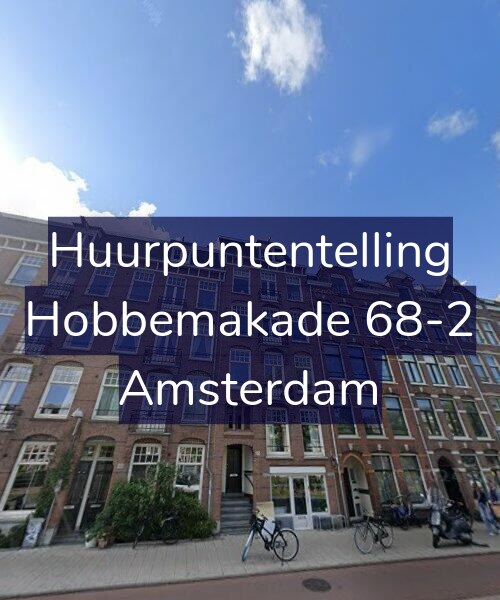Foto gevel Huurpuntentelling voor Hobbemakade 68-2, Amsterdam