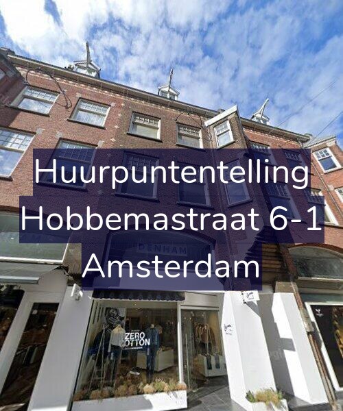 Foto gevel Huurpuntentelling voor Hobbemastraat 6-1, Amsterdam