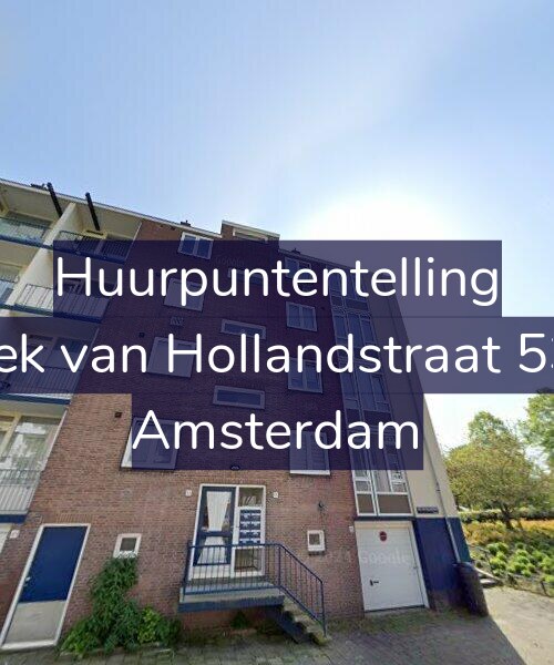 Foto gevel Huurpuntentelling voor Hoek van Hollandstraat 53-4, Amsterdam