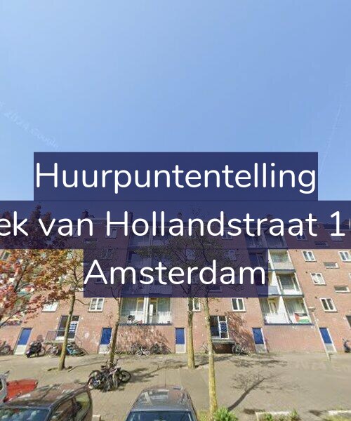Foto gevel Huurpuntentelling voor Hoek van Hollandstraat 16-1, Amsterdam
