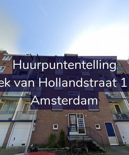 Foto gevel Huurpuntentelling voor Hoek van Hollandstraat 11-1, Amsterdam