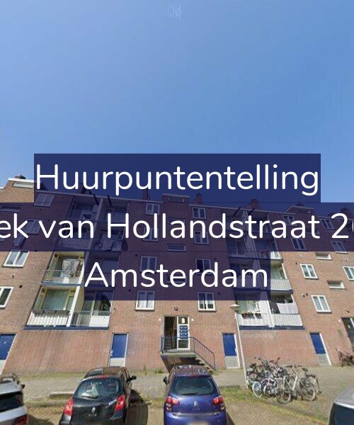 Foto gevel Huurpuntentelling voor Hoek van Hollandstraat 26-4, Amsterdam