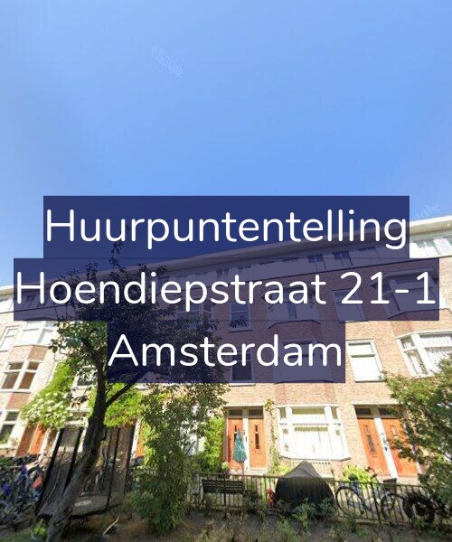 Foto gevel Huurpuntentelling voor Hoendiepstraat 21-1, Amsterdam