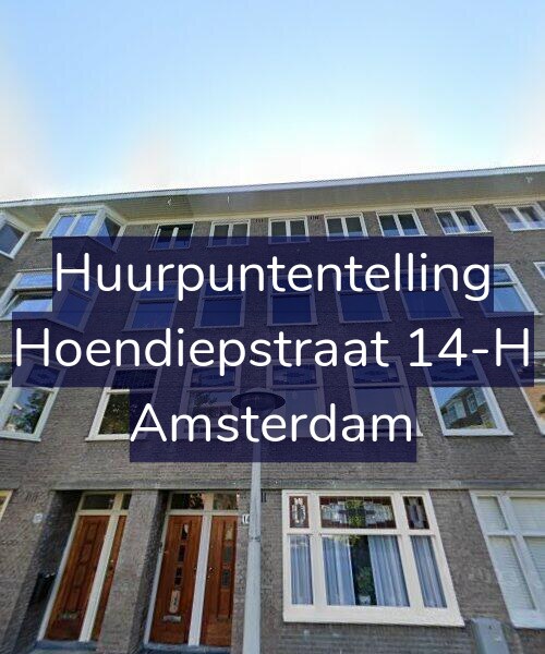 Foto gevel Huurpuntentelling voor Hoendiepstraat 14-H, Amsterdam