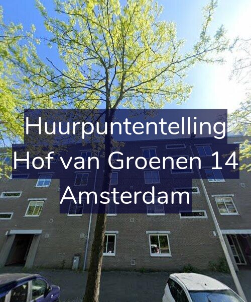Foto gevel Huurpuntentelling voor Hof van Groenen 14, Amsterdam