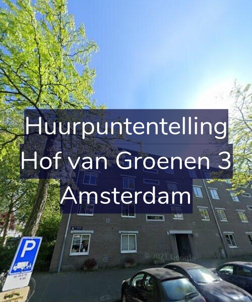 Foto gevel Huurpuntentelling voor Hof van Groenen 3, Amsterdam