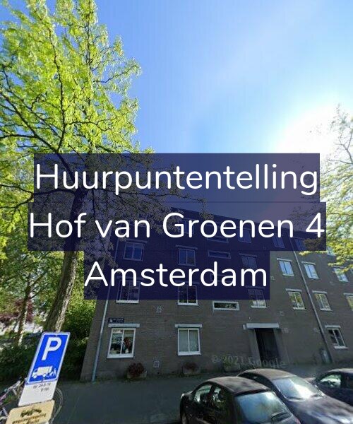 Foto gevel Huurpuntentelling voor Hof van Groenen 4, Amsterdam