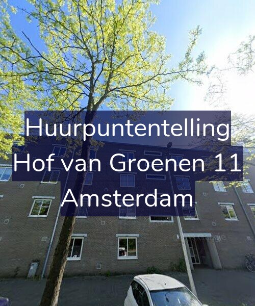 Foto gevel Huurpuntentelling voor Hof van Groenen 11, Amsterdam