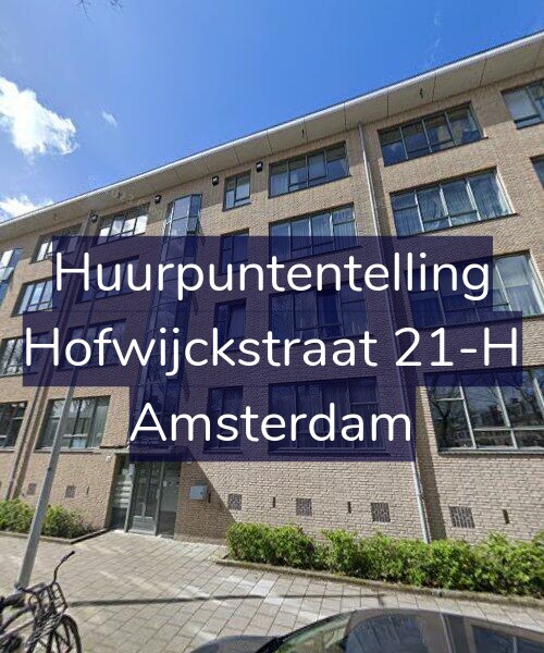 Foto gevel Huurpuntentelling voor Hofwijckstraat 21-H, Amsterdam