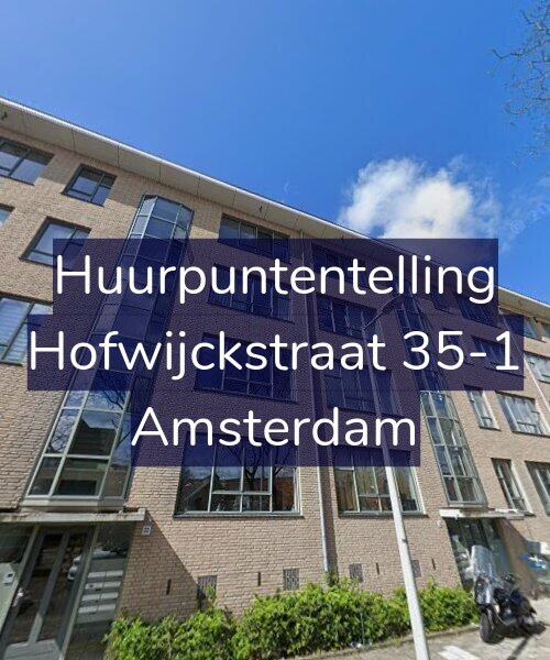 Foto gevel Huurpuntentelling voor Hofwijckstraat 35-1, Amsterdam