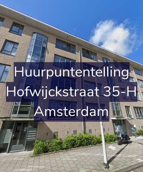 Foto gevel Huurpuntentelling voor Hofwijckstraat 35-H, Amsterdam