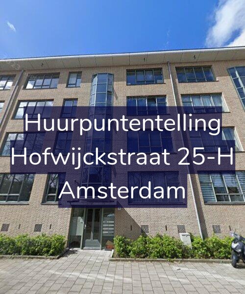 Foto gevel Huurpuntentelling voor Hofwijckstraat 25-H, Amsterdam