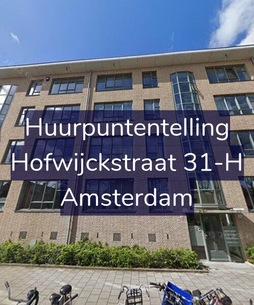 Foto gevel Huurpuntentelling voor Hofwijckstraat 31-H, Amsterdam