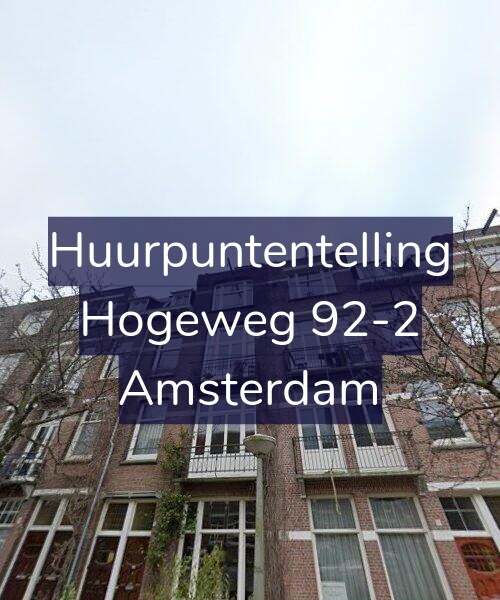 Foto gevel Huurpuntentelling voor Hogeweg 92-2, Amsterdam
