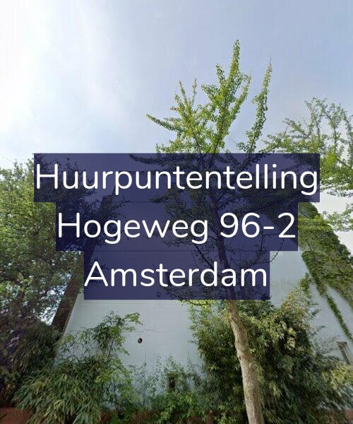 Foto gevel Huurpuntentelling voor Hogeweg 96-2, Amsterdam