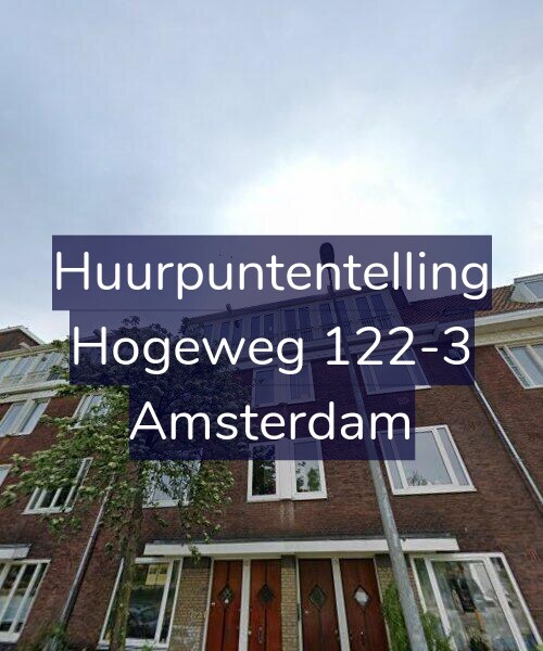 Foto gevel Huurpuntentelling voor Hogeweg 122-3, Amsterdam