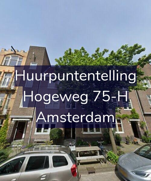 Foto gevel Huurpuntentelling voor Hogeweg 75-H, Amsterdam