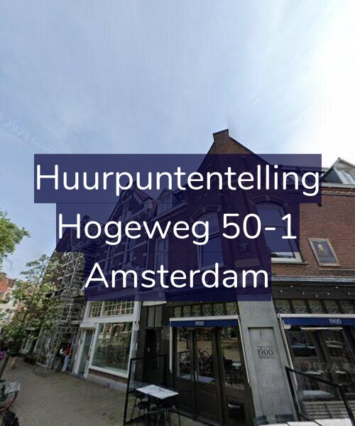 Foto gevel Huurpuntentelling voor Hogeweg 50-1, Amsterdam