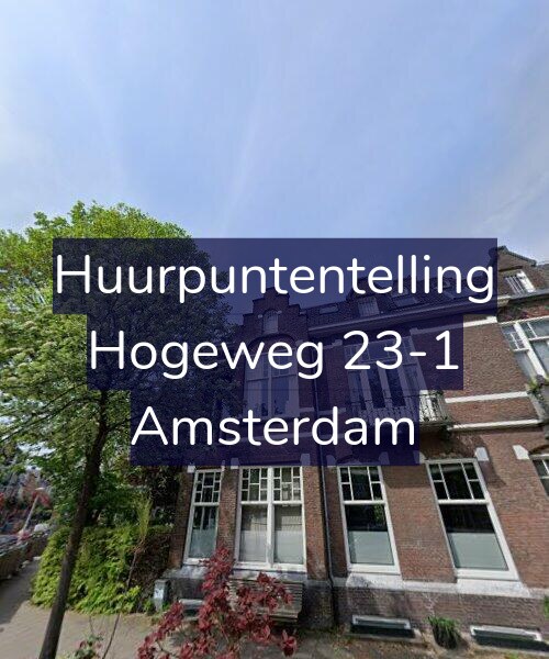 Foto gevel Huurpuntentelling voor Hogeweg 23-1, Amsterdam