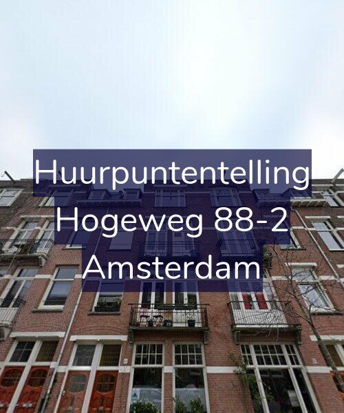 Foto gevel Huurpuntentelling voor Hogeweg 88-2, Amsterdam