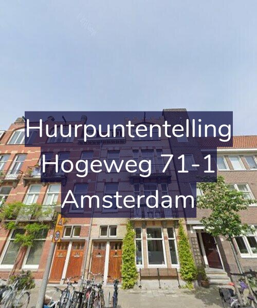Foto gevel Huurpuntentelling voor Hogeweg 71-1, Amsterdam