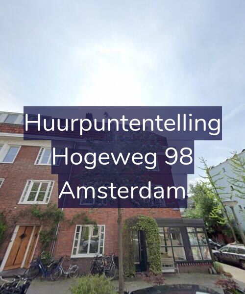 Foto gevel Huurpuntentelling voor Hogeweg 98, Amsterdam