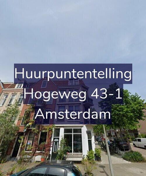 Foto gevel Huurpuntentelling voor Hogeweg 43-1, Amsterdam
