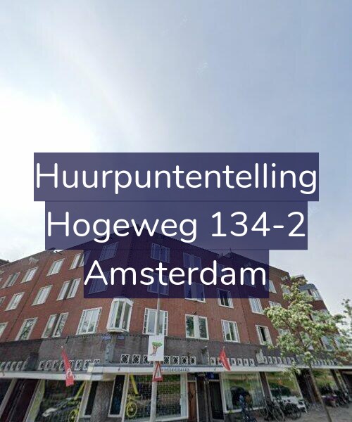 Foto gevel Huurpuntentelling voor Hogeweg 134-2, Amsterdam