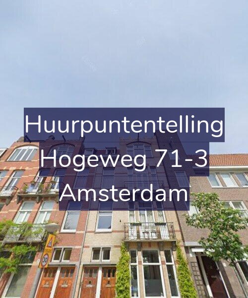 Foto gevel Huurpuntentelling voor Hogeweg 71-3, Amsterdam