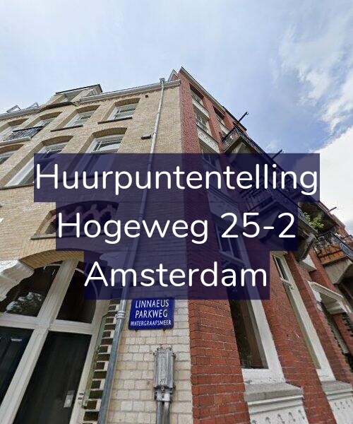 Foto gevel Huurpuntentelling voor Hogeweg 25-2, Amsterdam