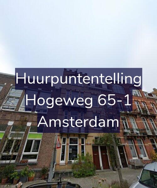 Foto gevel Huurpuntentelling voor Hogeweg 65-1, Amsterdam