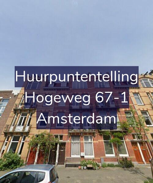 Foto gevel Huurpuntentelling voor Hogeweg 67-1, Amsterdam