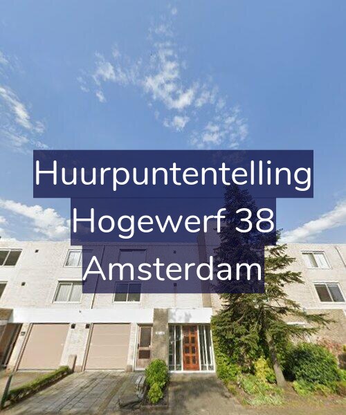 Foto gevel Huurpuntentelling voor Hogewerf 38, Amsterdam